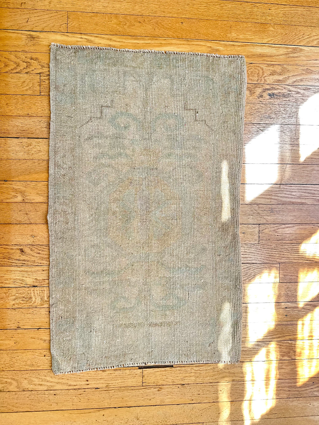 Vintage Turkish Oushak Rug - Neutral